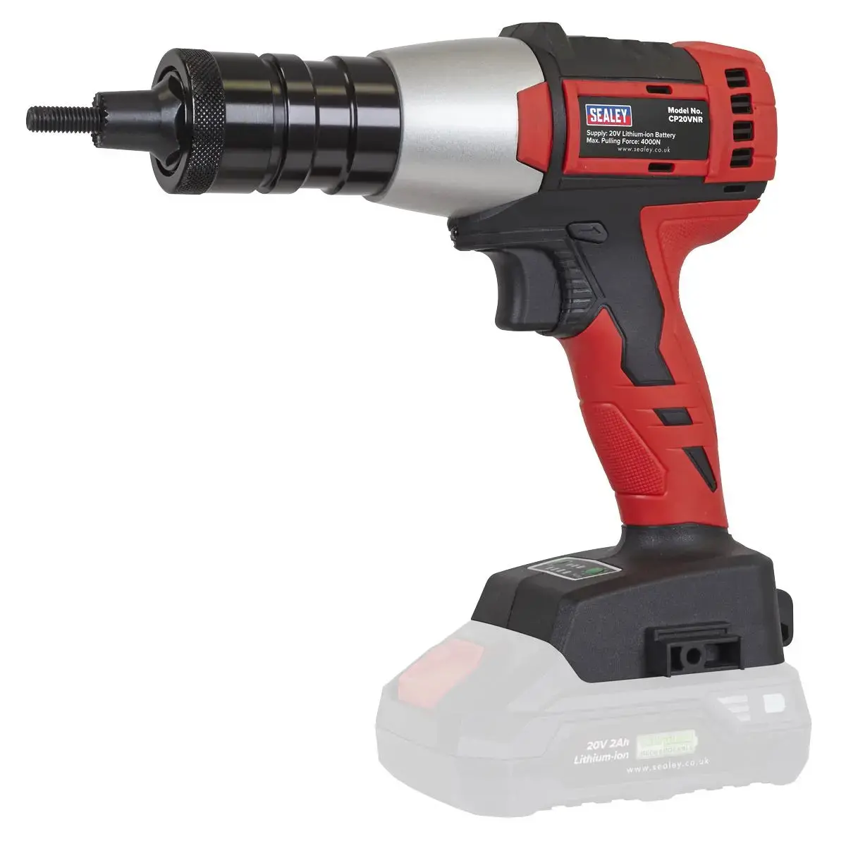 Sealey Brushless Cordless Nut Riveter 20V Sv20 Series - Body Only 1