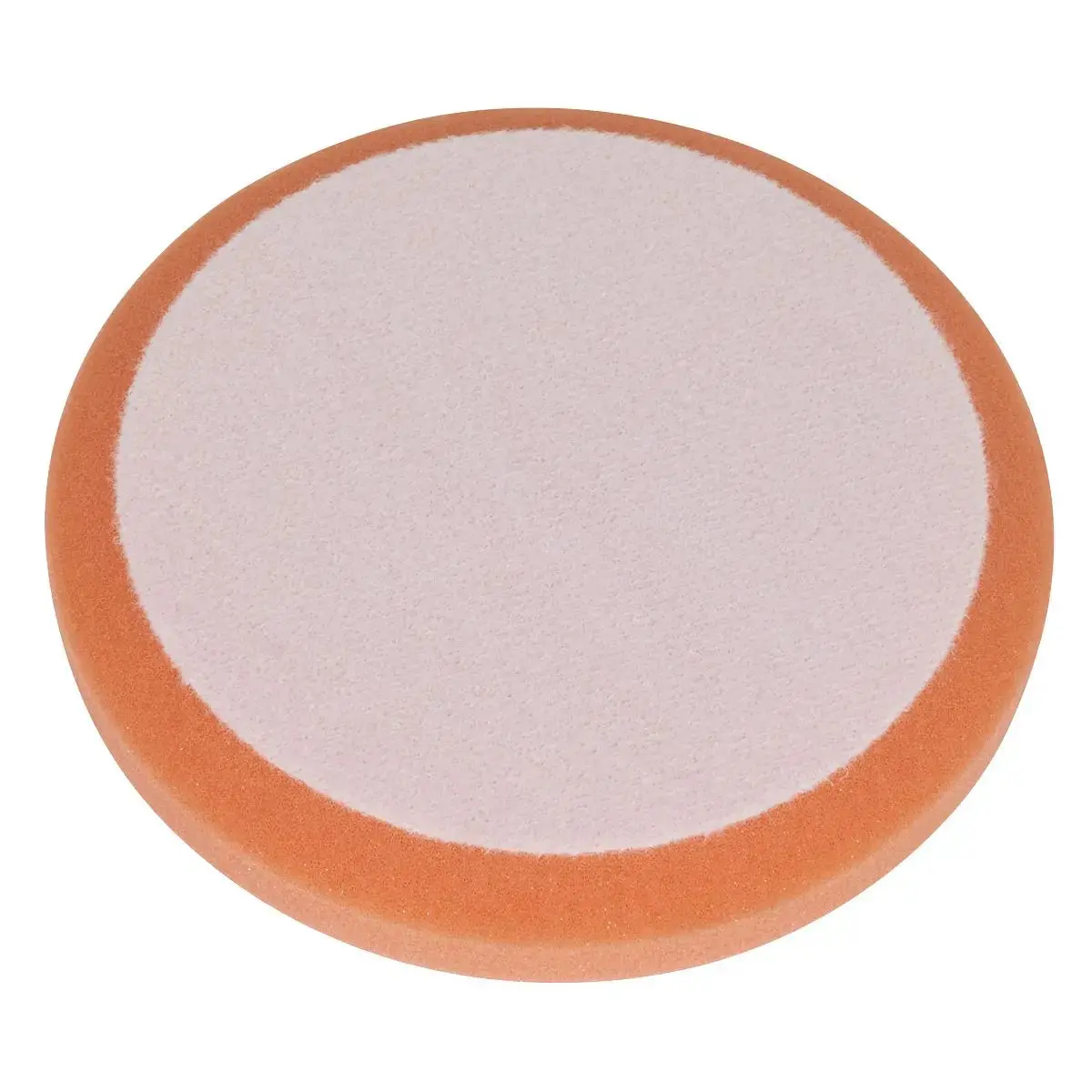 Sealey Buffing & Polishing Foam Head Hook-And-Loop Ø150 X 25Mm Orange/Firm 2