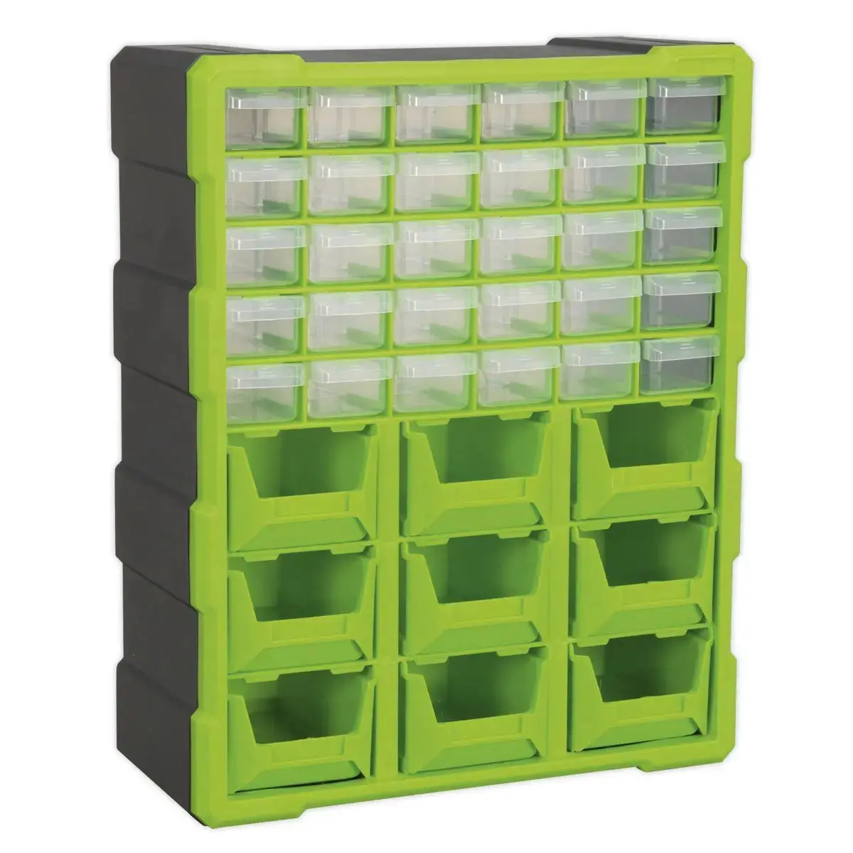 Sealey Cabinet Box 39 Drawer - Green/Black 1