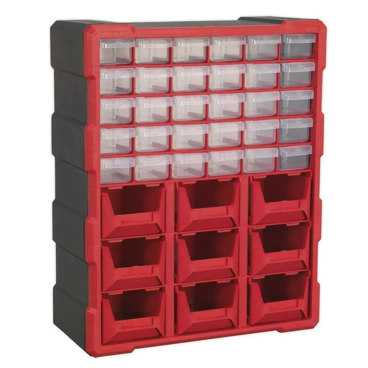Sealey Cabinet Box 39 Drawer - Red/Black 1
