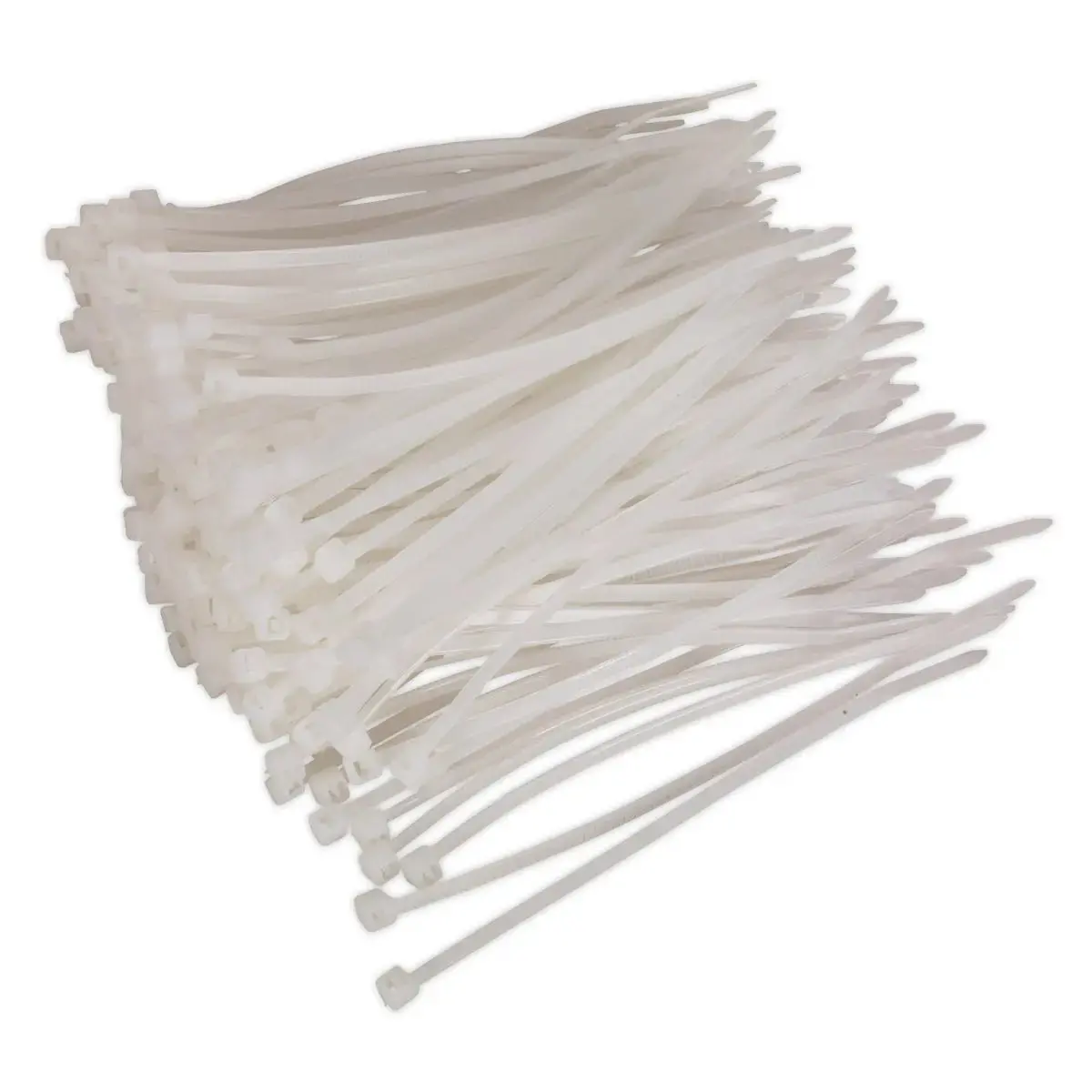 Sealey Cable Tie 100 X 2.5Mm White Pack Of 200 1