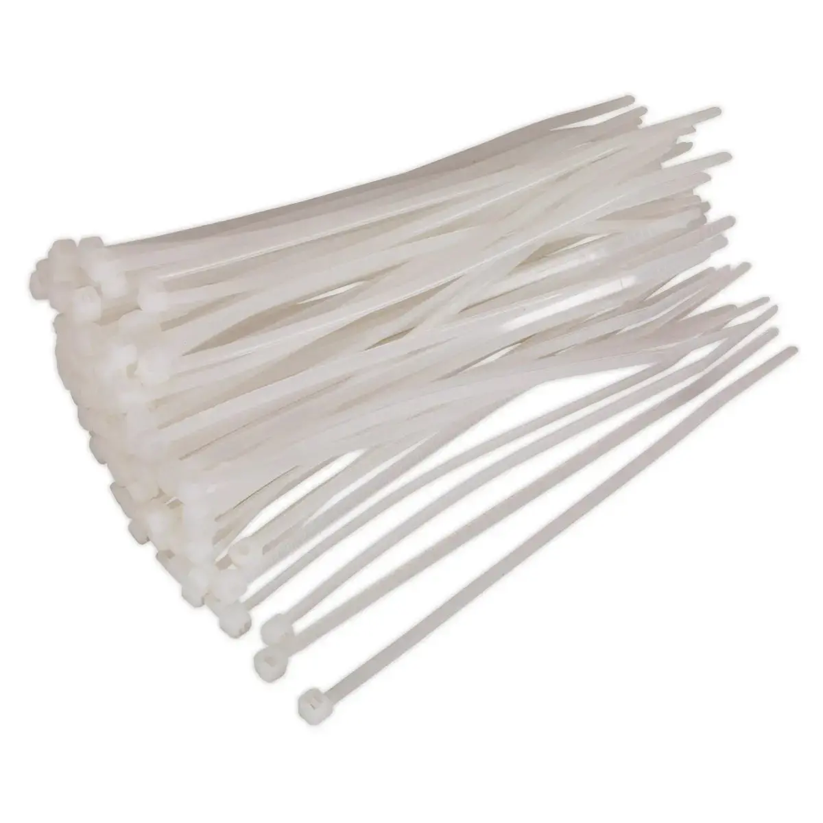 Sealey Cable Tie 150 X 3.6Mm White Pack Of 100 1