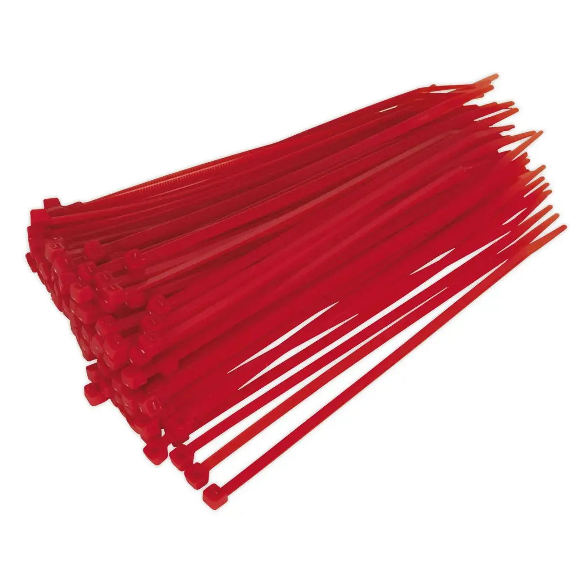 Sealey Cable Tie 200 X 4.4Mm Red Pack Of 100 1