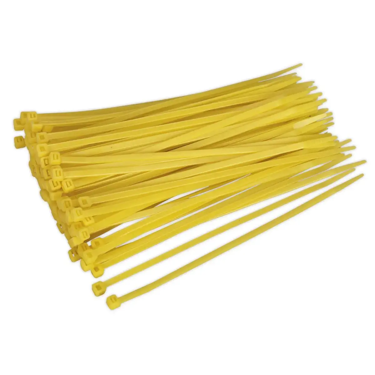 Sealey Cable Tie 200 X 4.4Mm Yellow Pack Of 100 1