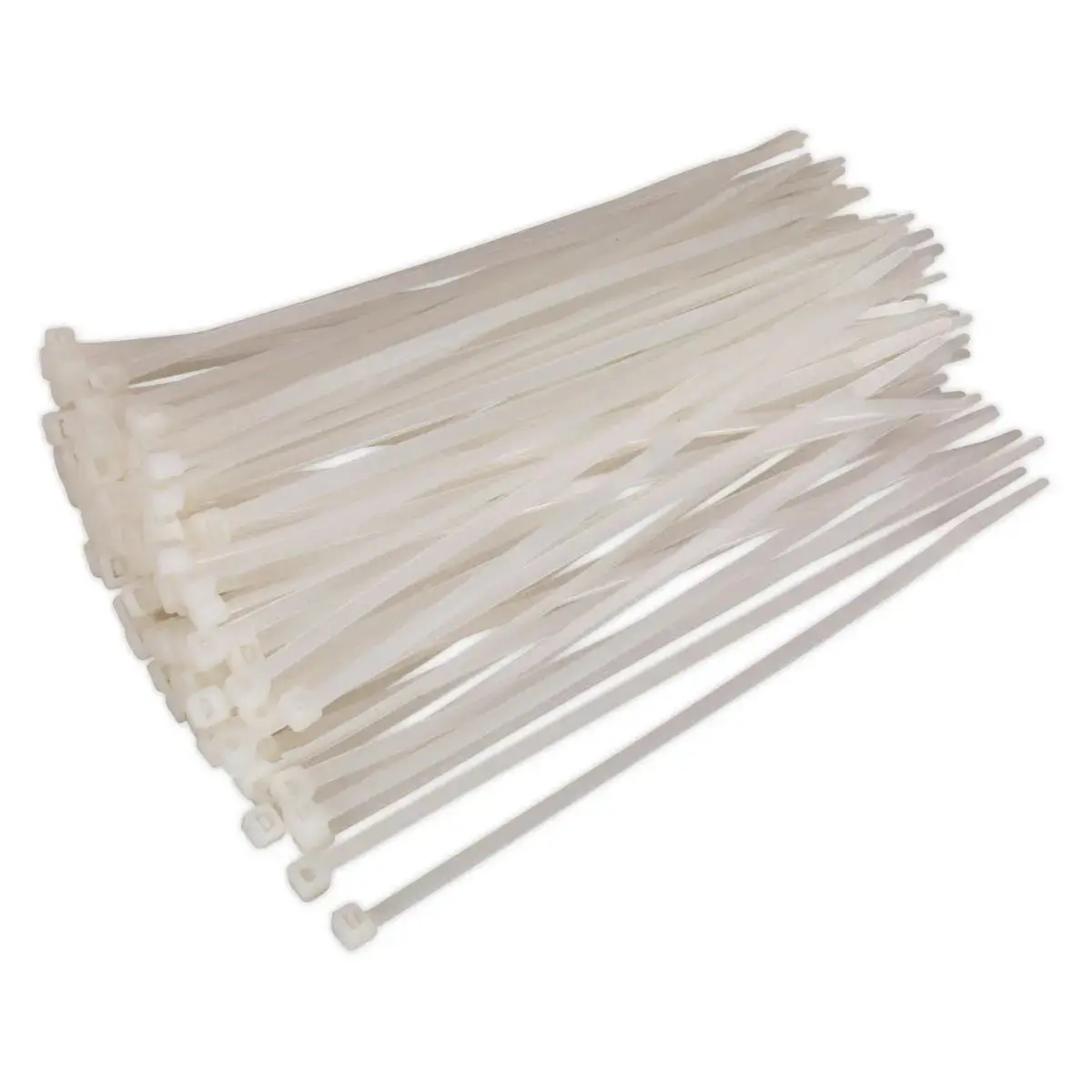 Sealey Cable Tie 200 X 4.8Mm White Pack Of 100 1