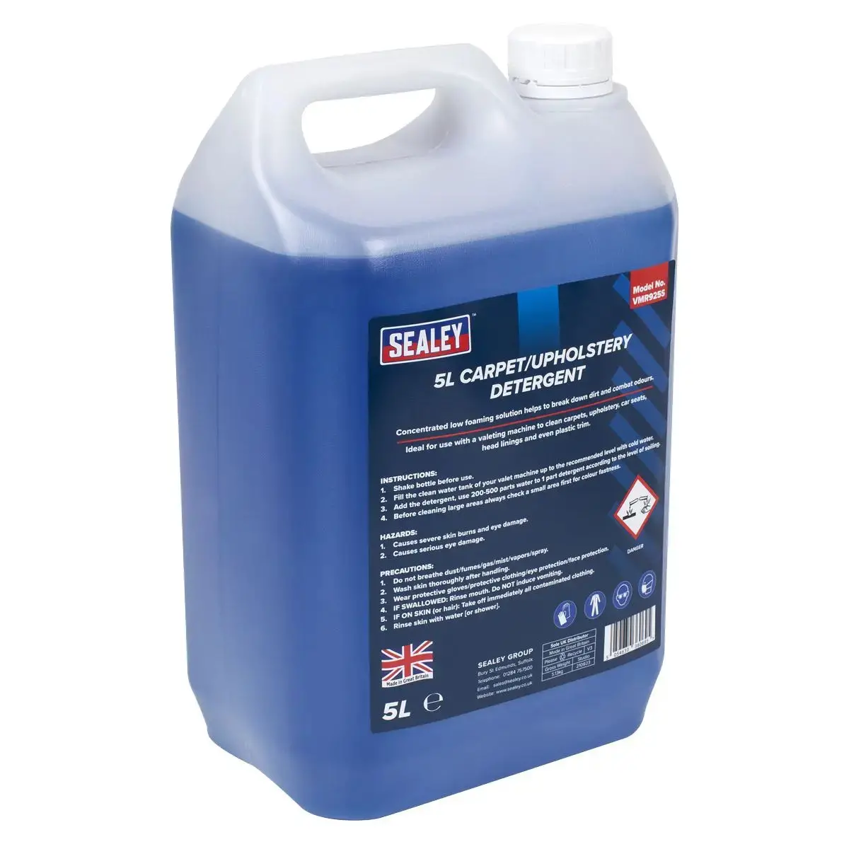 Sealey Carpet/Upholstery Detergent 5L 1