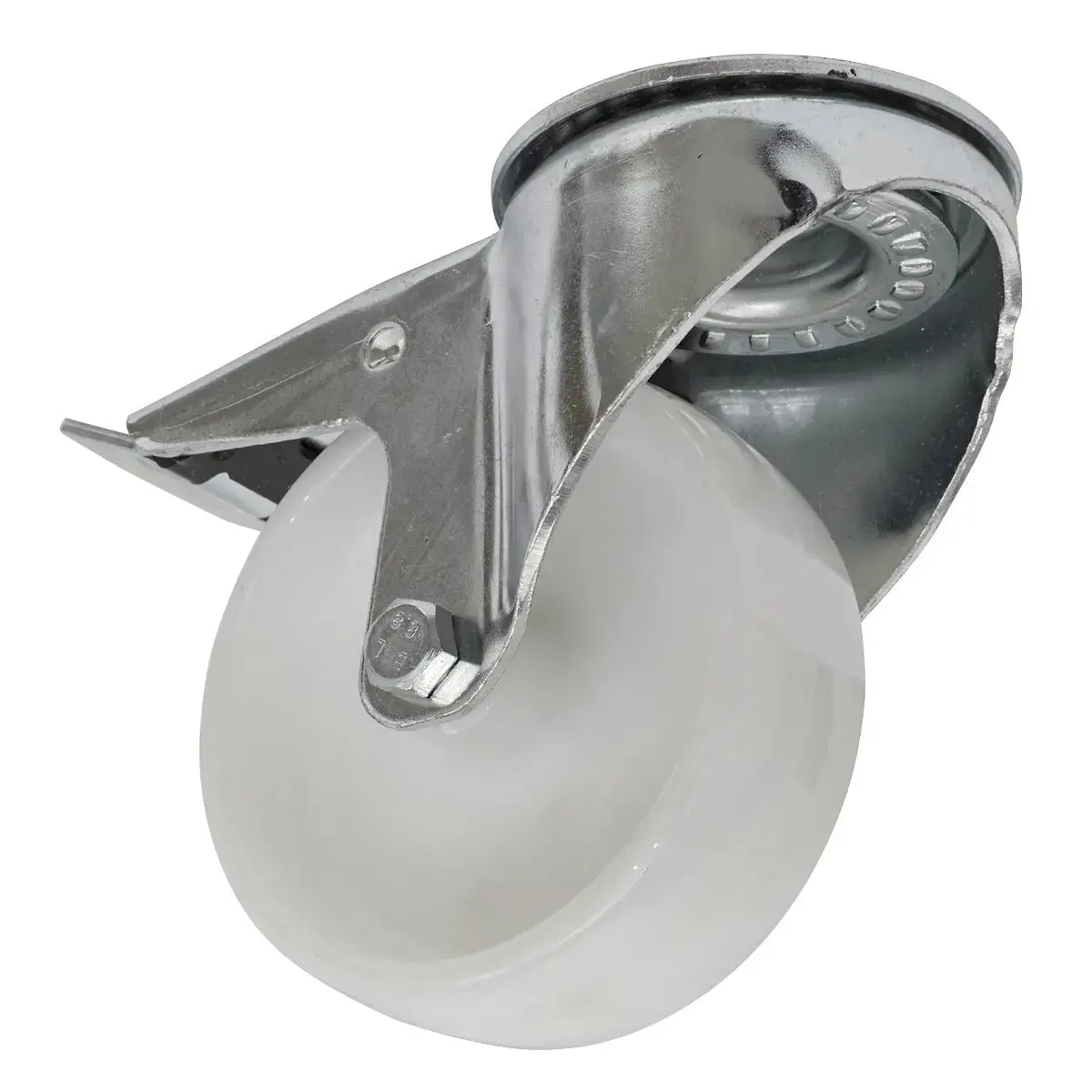 Sealey Castor Wheel Bolt Hole Swivel With Total Lock Ø100mm 1