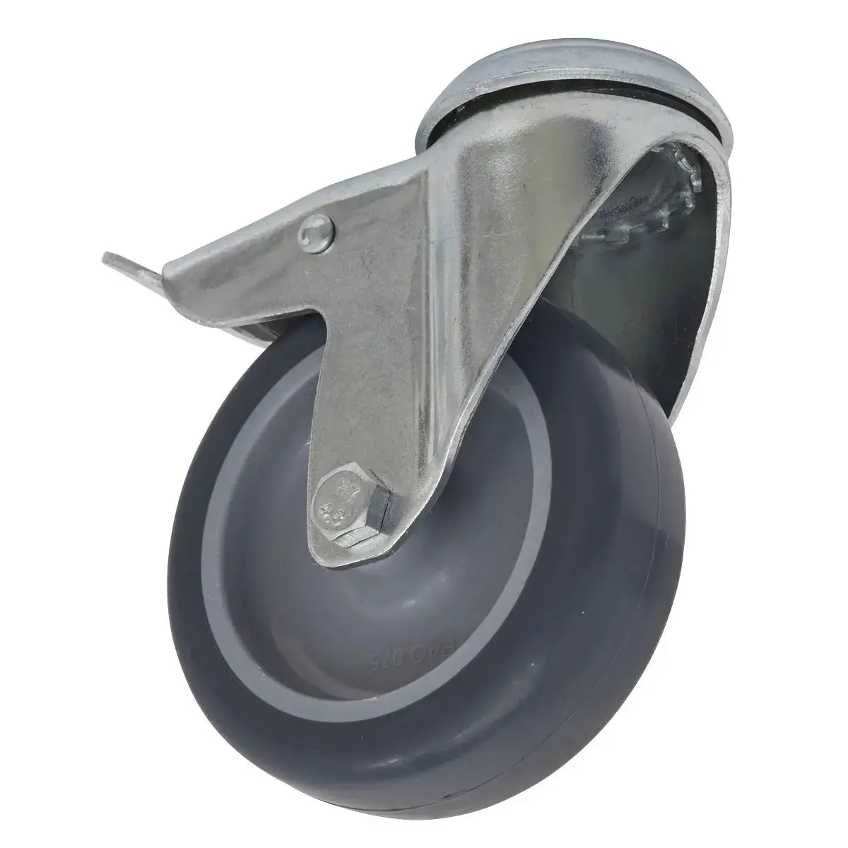 Sealey Castor Wheel Bolt Hole Swivel With Total Lock Ø75mm 1