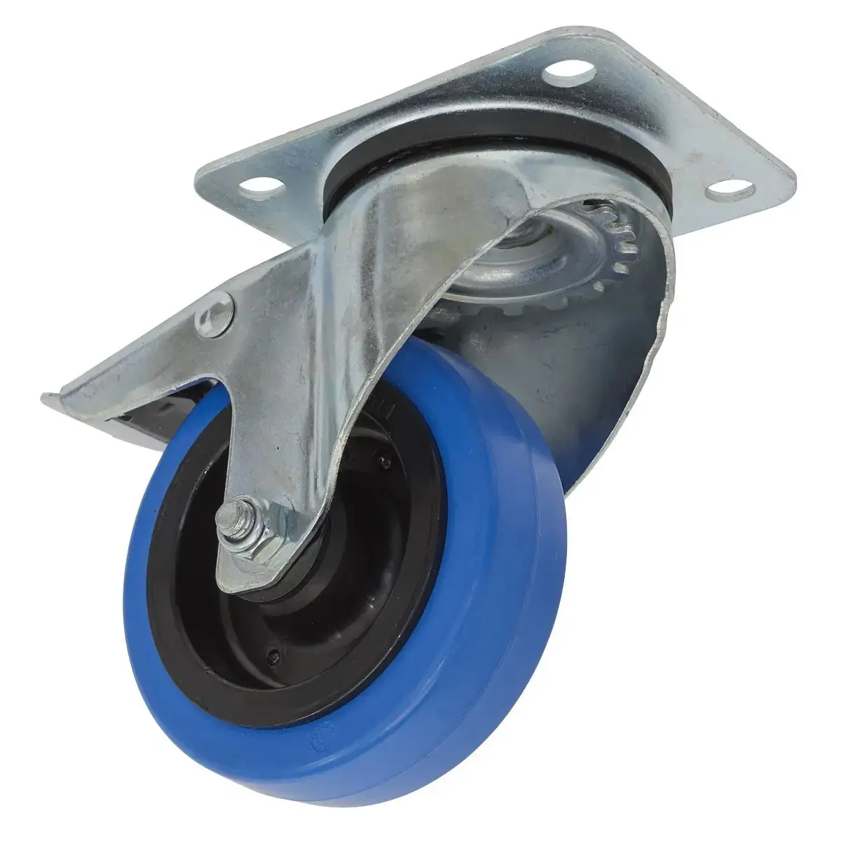 Sealey Castor Wheel Swivel Plate With Total Lock Ø100mm 1