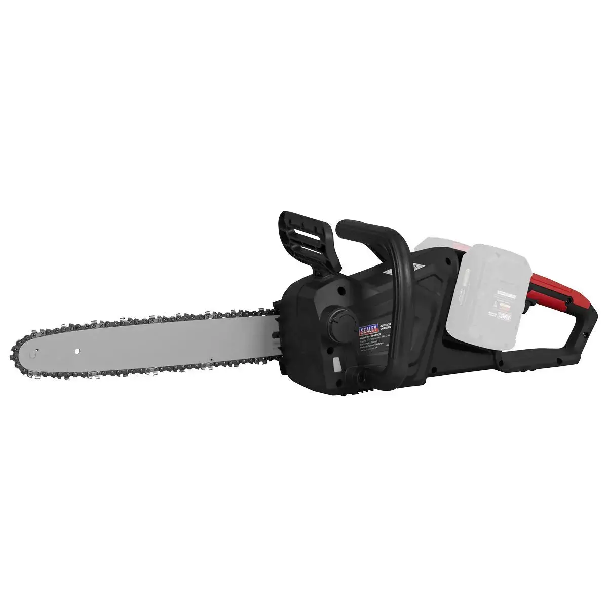 Sealey Chainsaw 40V Sv20 Series 35Cm - Body Only 1