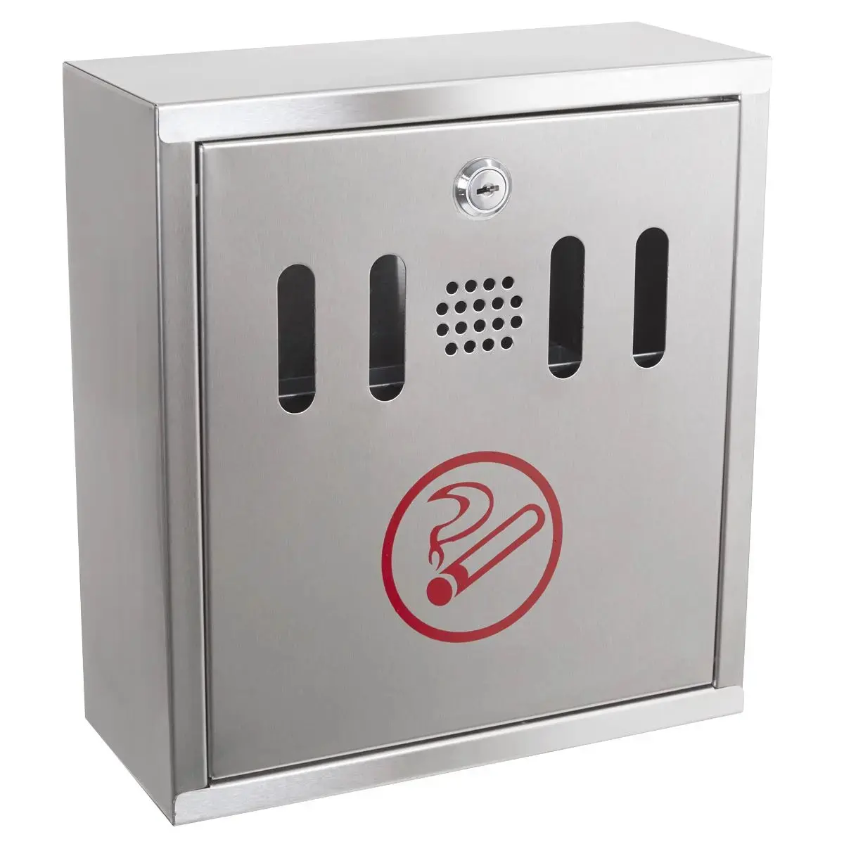 Sealey Cigarette Bin Wall-Mounting Stainless Steel 1