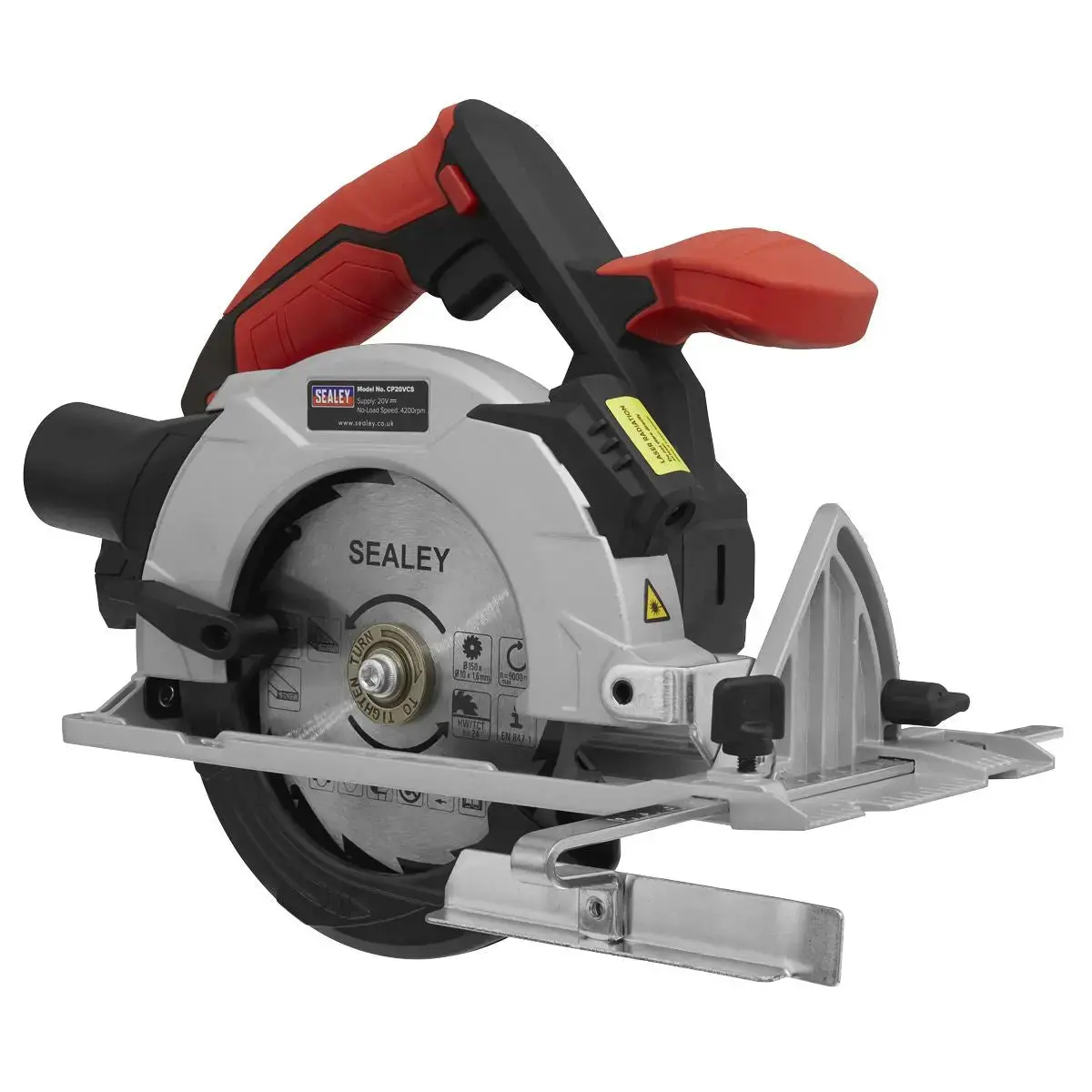 Sealey Circular Saw 20V Sv20 Series Ø150mm - Body Only 1