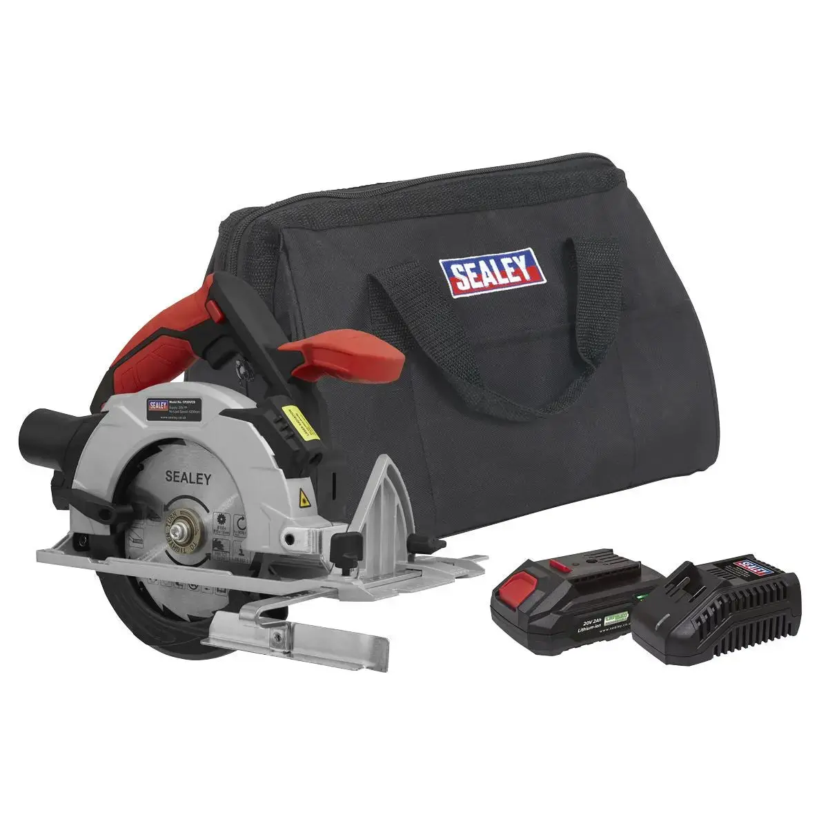Sealey Circular Saw Kit 20V 2Ah Sv20 Series Ø150mm 1