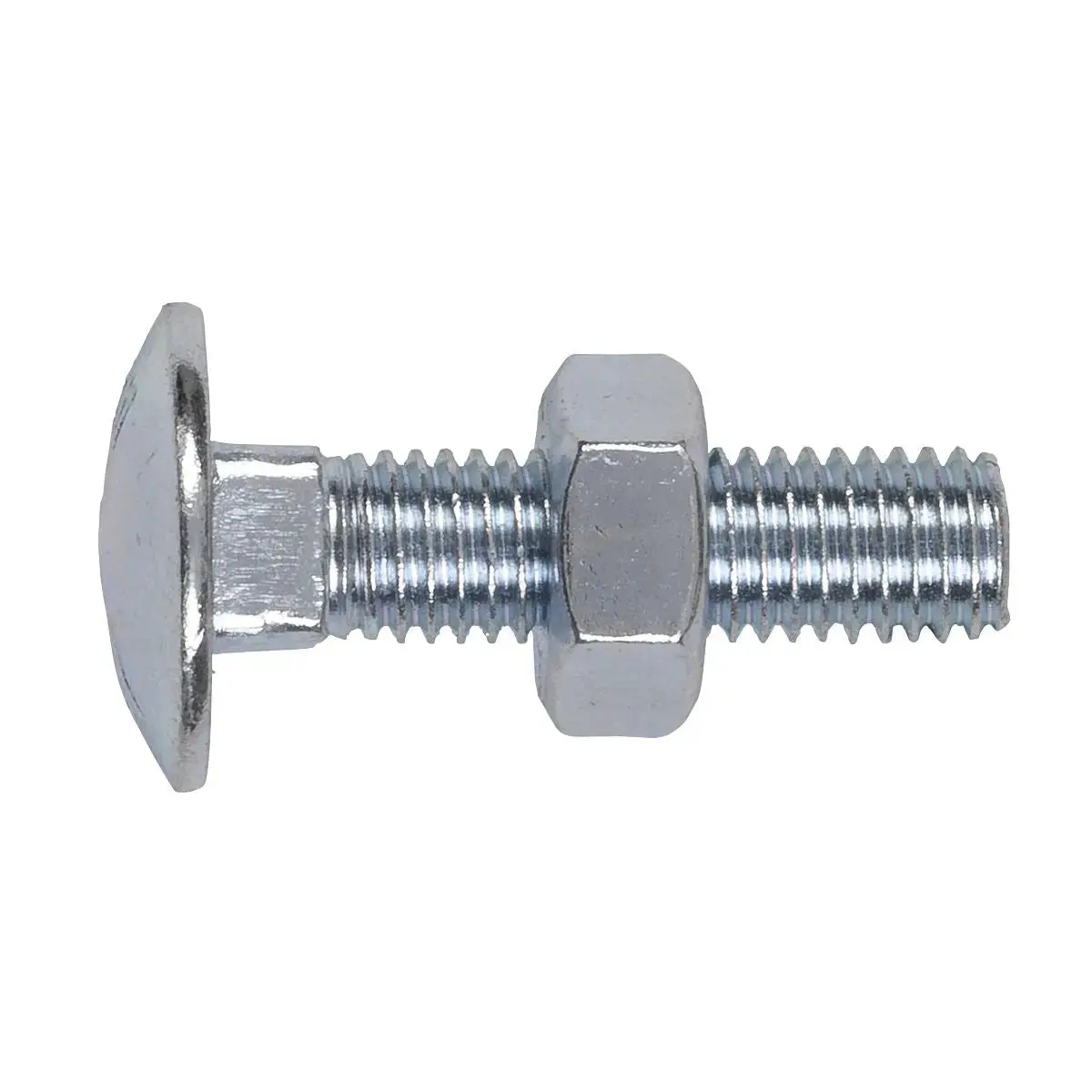 Sealey Coach Bolt & Nut M10 X 40Mm Zinc Pack Of 50 1