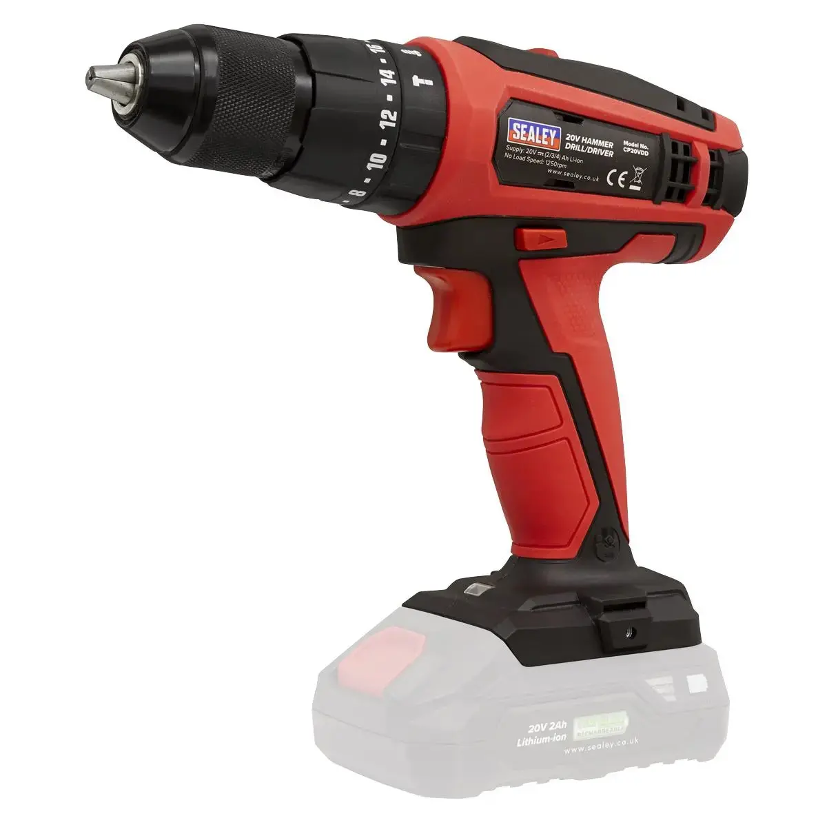 Sealey Combi Drill Ø13mm 20V Sv20 Series - Body Only 1