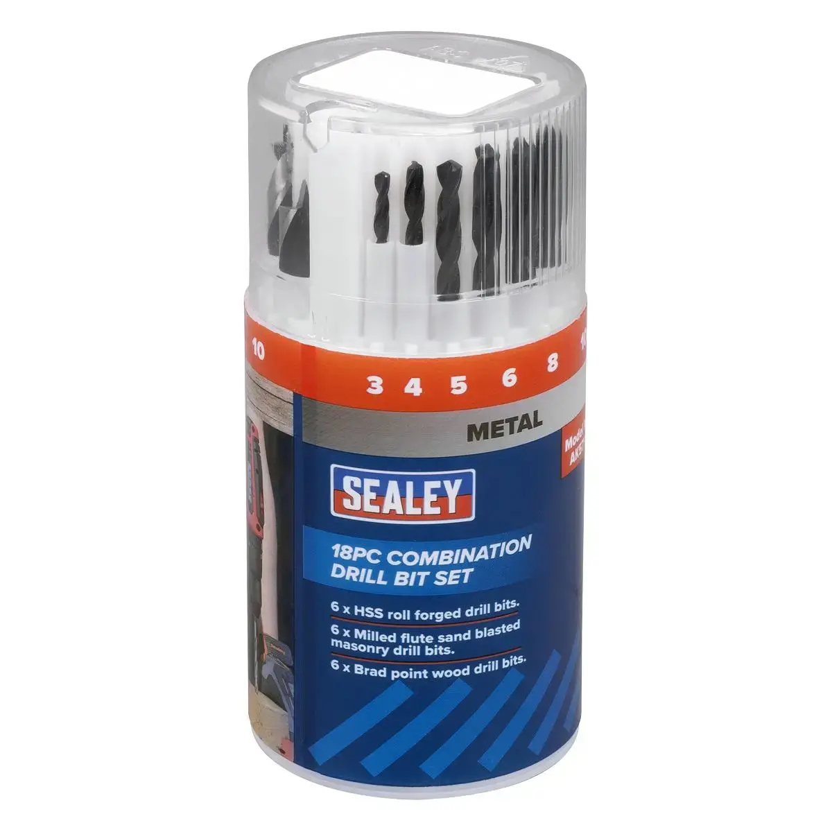 Sealey Combination Drill Bit Set 18Pc 1