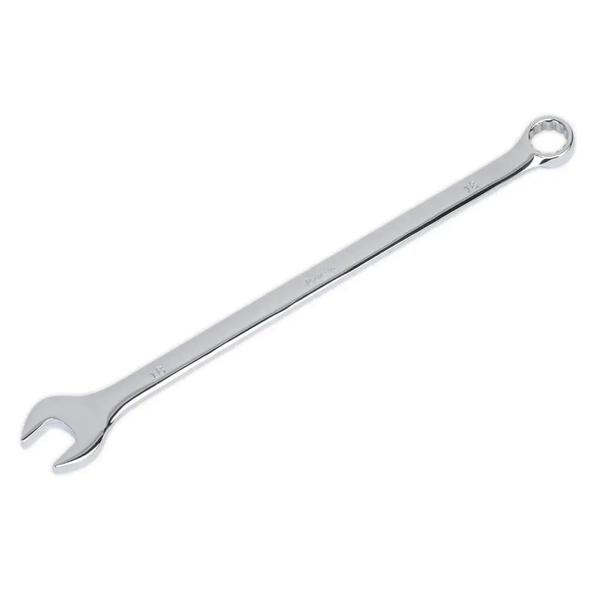 Sealey Combination Spanner Extra-Long 18Mm Premier Walldrive Wrench Garage Tool 1