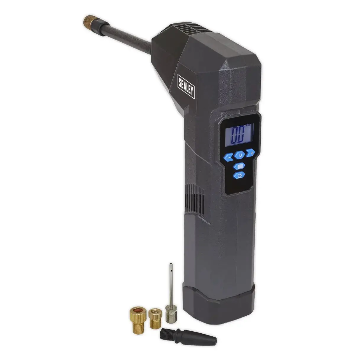 Sealey Compact Rechargeable Tyre Inflator & Power Bank With Worklight 1