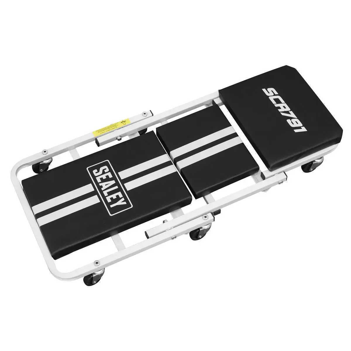 Sealey Compact Steel Creeper/Seat With 6 Wheels 1