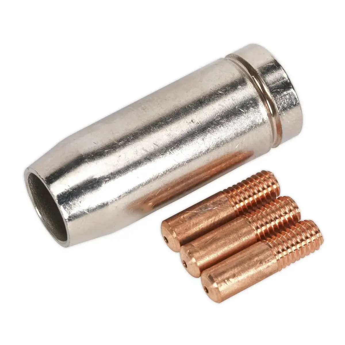 Sealey Conical Nozzle X 1 Contact Tip 0.8Mm X 3 Mb14 1