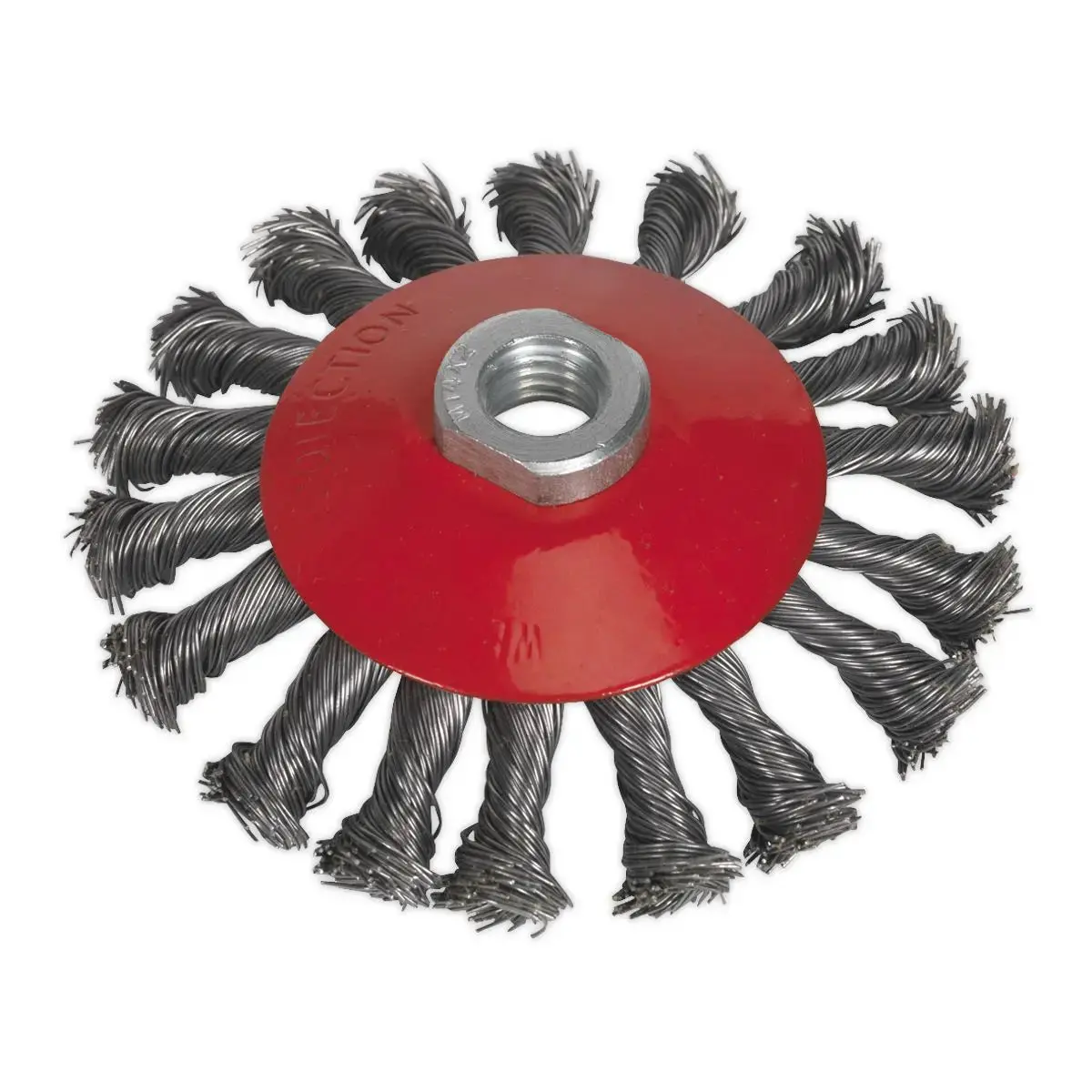 Sealey Conical Wire Brush Ø115mm M14 X 2Mm 1