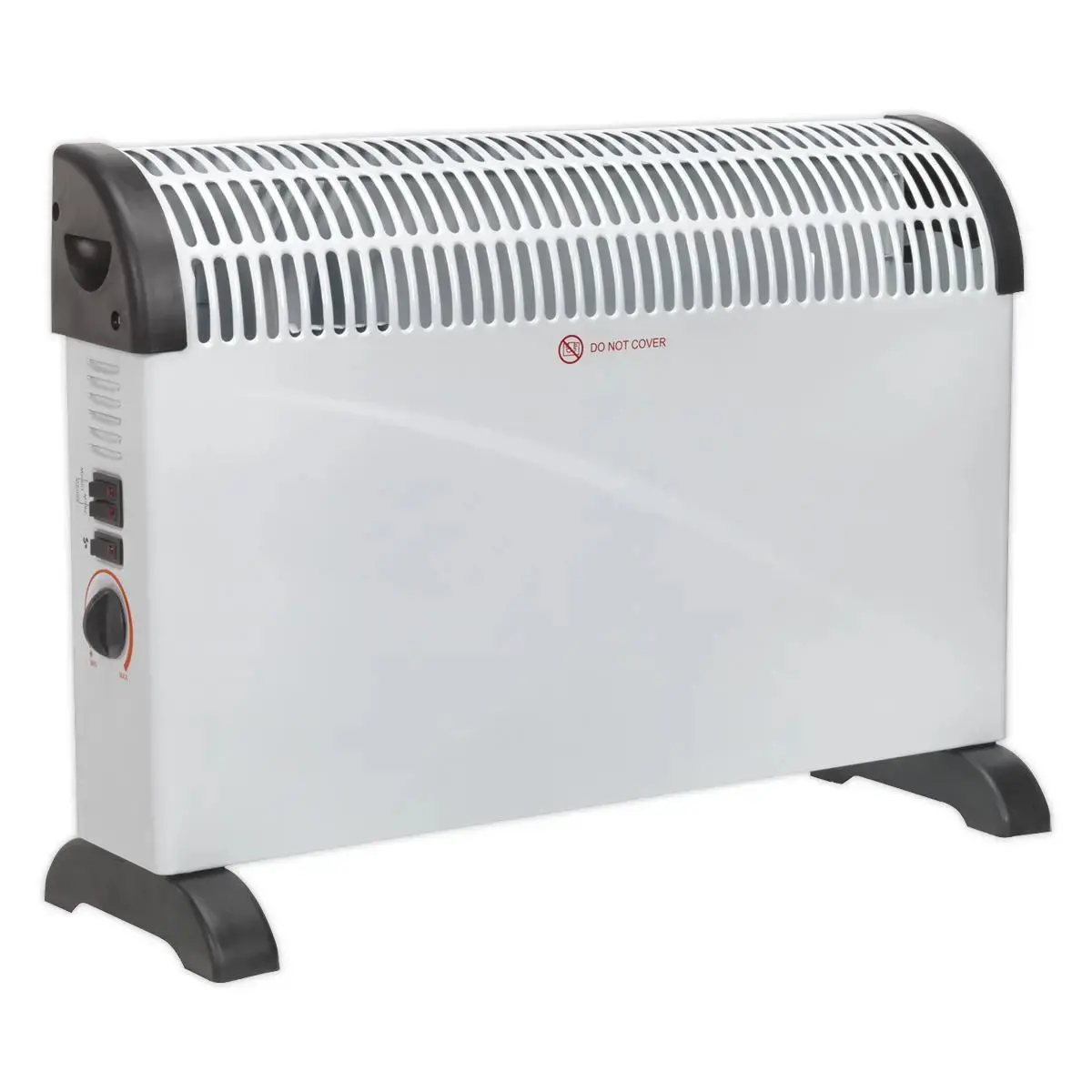 Sealey Convector Heater 2000W 3 Heat Settings Thermostat Turbo Fan 1