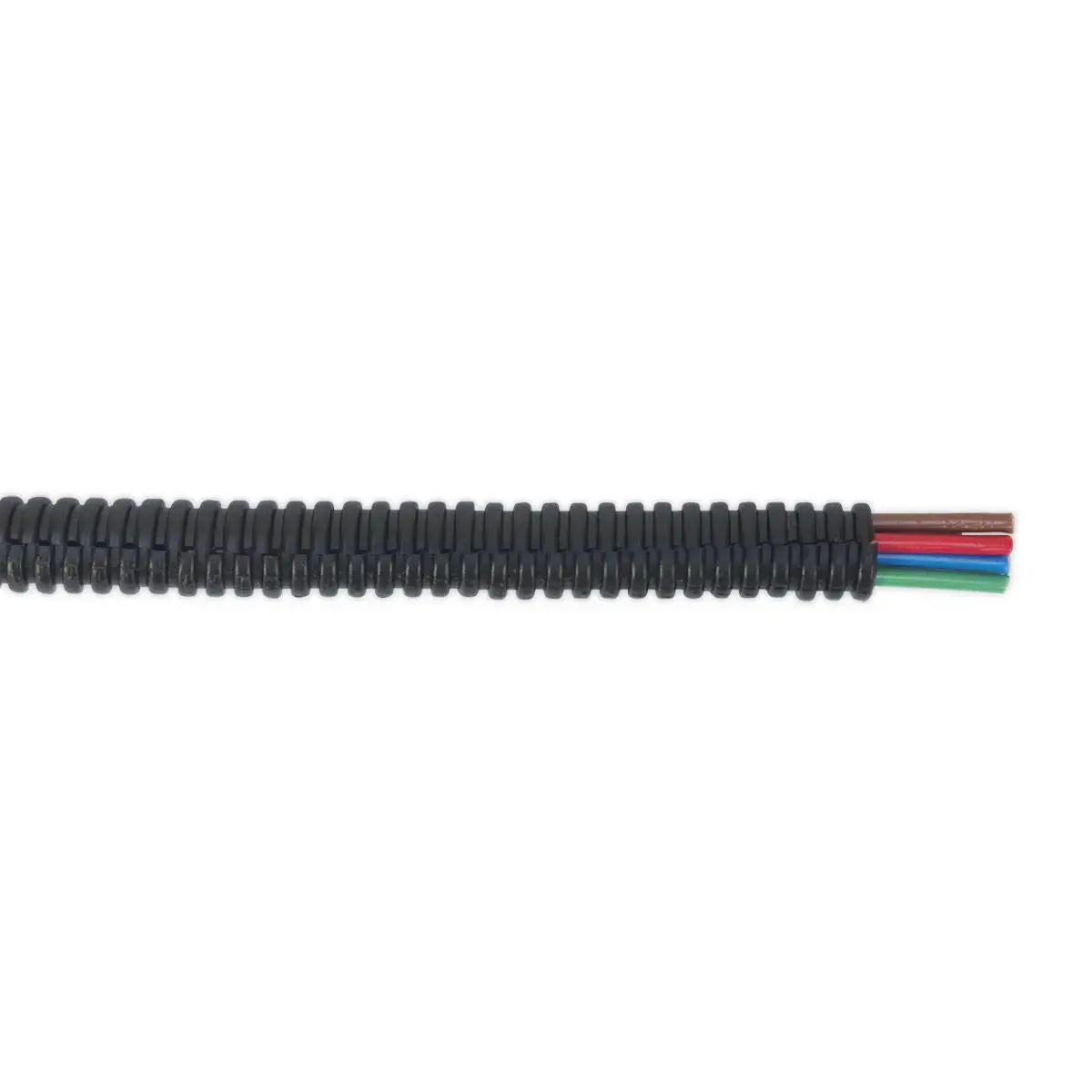 Sealey Convoluted Cable Sleeving Split Ø7-10Mm 200M 1