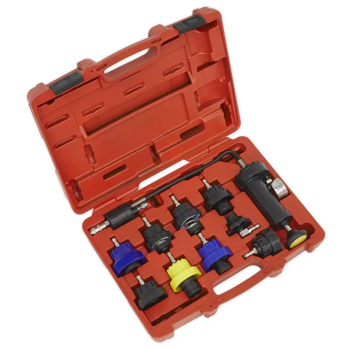 Sealey Cooling System Pressure Test Kit 10Pc 1