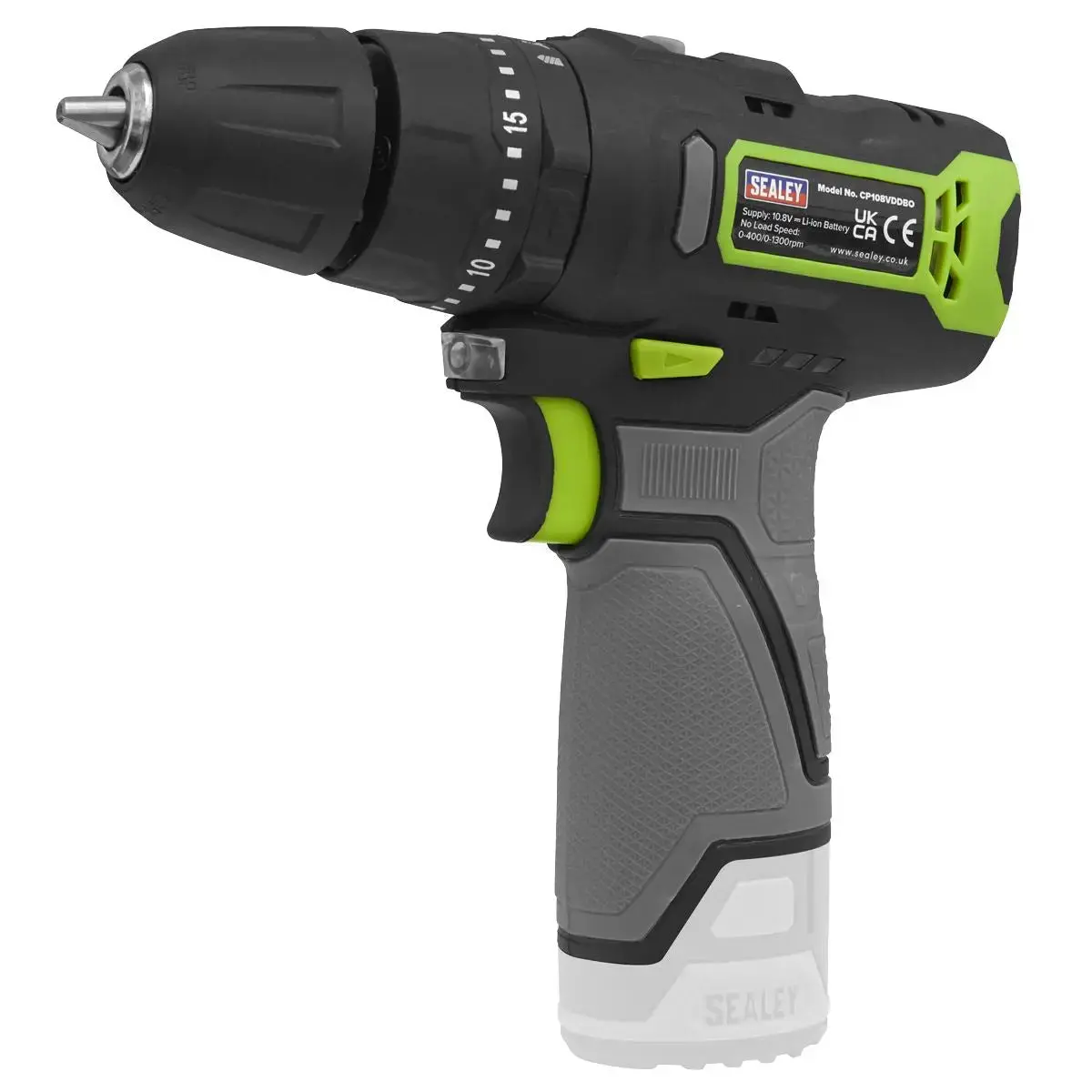 Sealey Cordless Combi Drill Ø10mm 10.8V Sv10.8 Series - Body Only 1