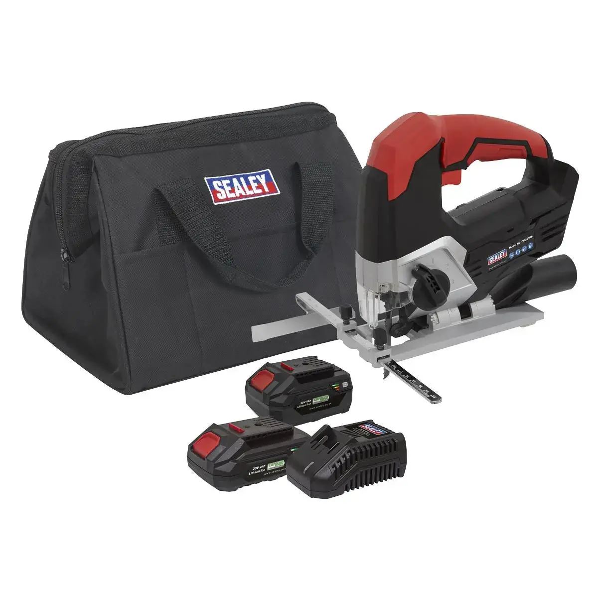 Sealey Cordless Jigsaw Kit 20V Sv20 Series - 2 Batteries 1