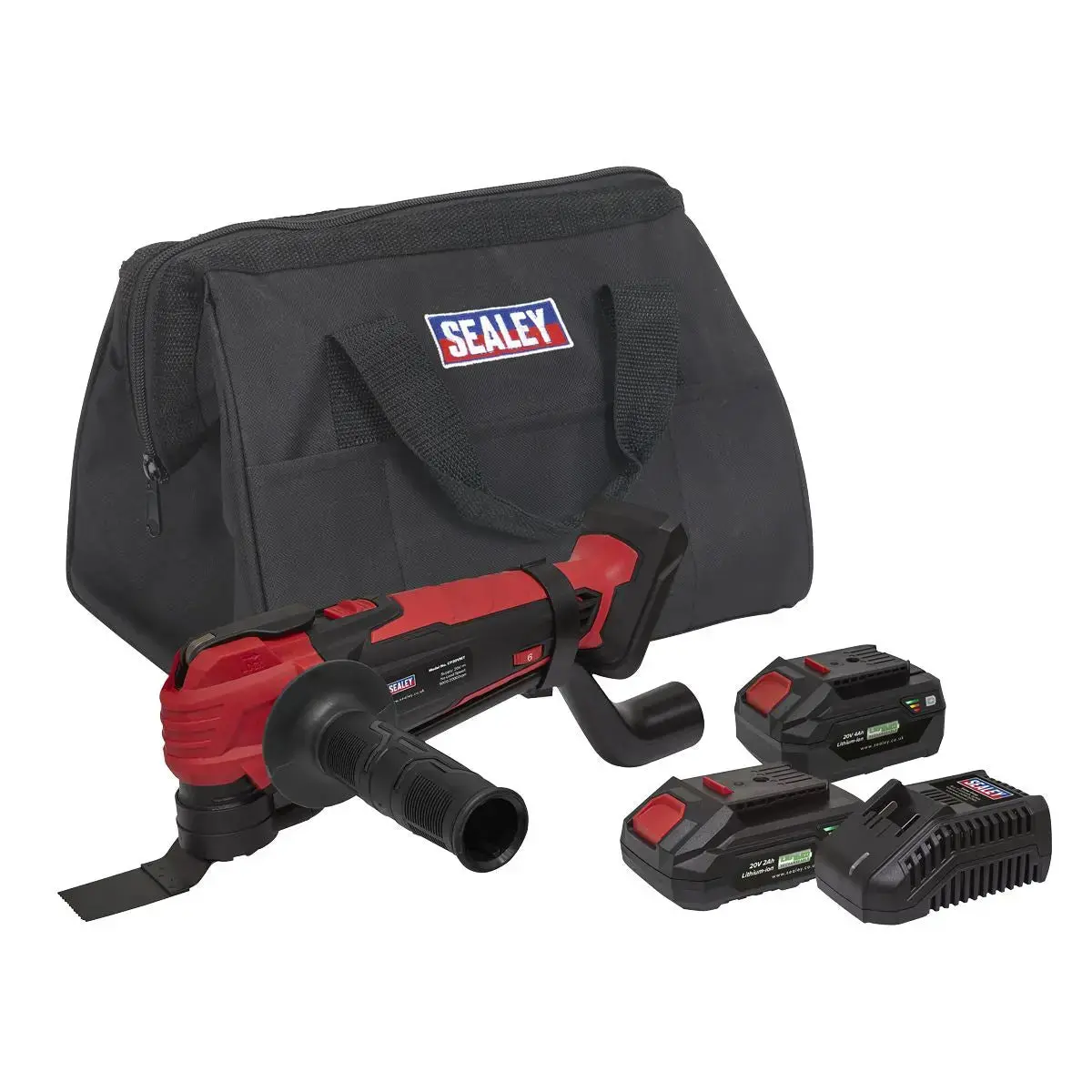 Sealey Cordless Oscillating Multi-Tool Kit 20V Sv20 Series - 2 Batteries 1