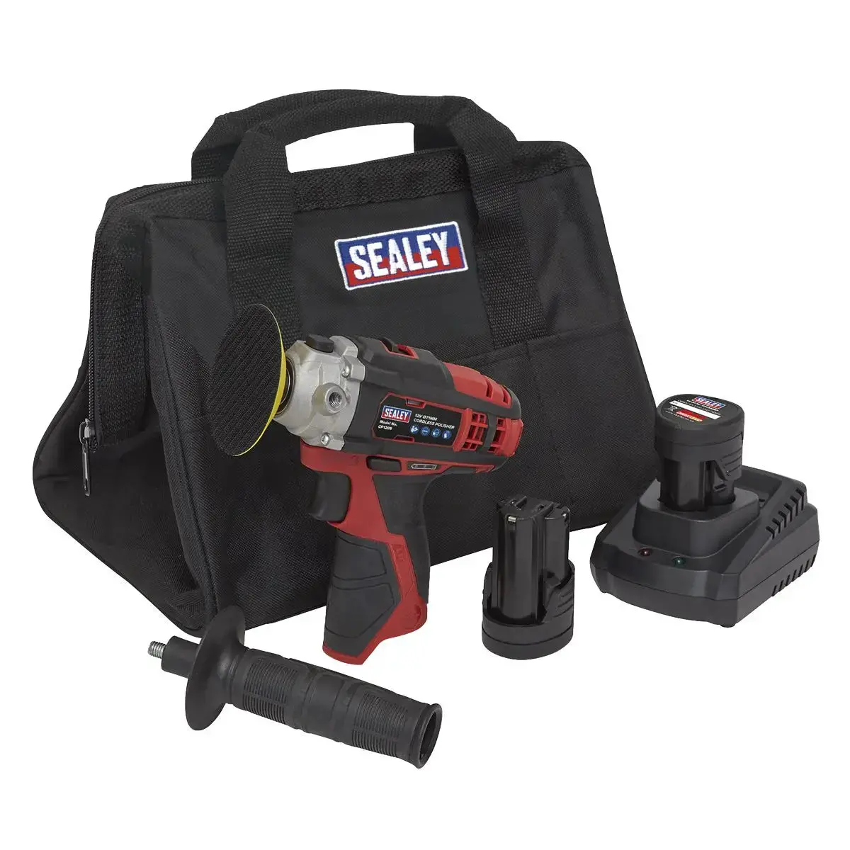Sealey Cordless Polisher Kit Ø71mm 12V Sv12 Series - 2 Batteries 1