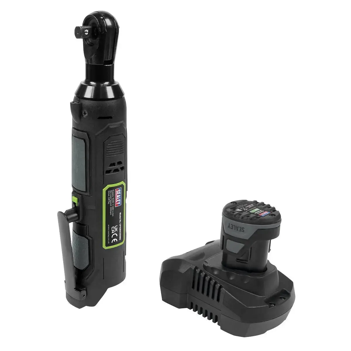 Sealey Cordless Ratchet Wrench 45Nm 3/8"Sq Drive 10.8V 2Ah Sv10.8 Series 1