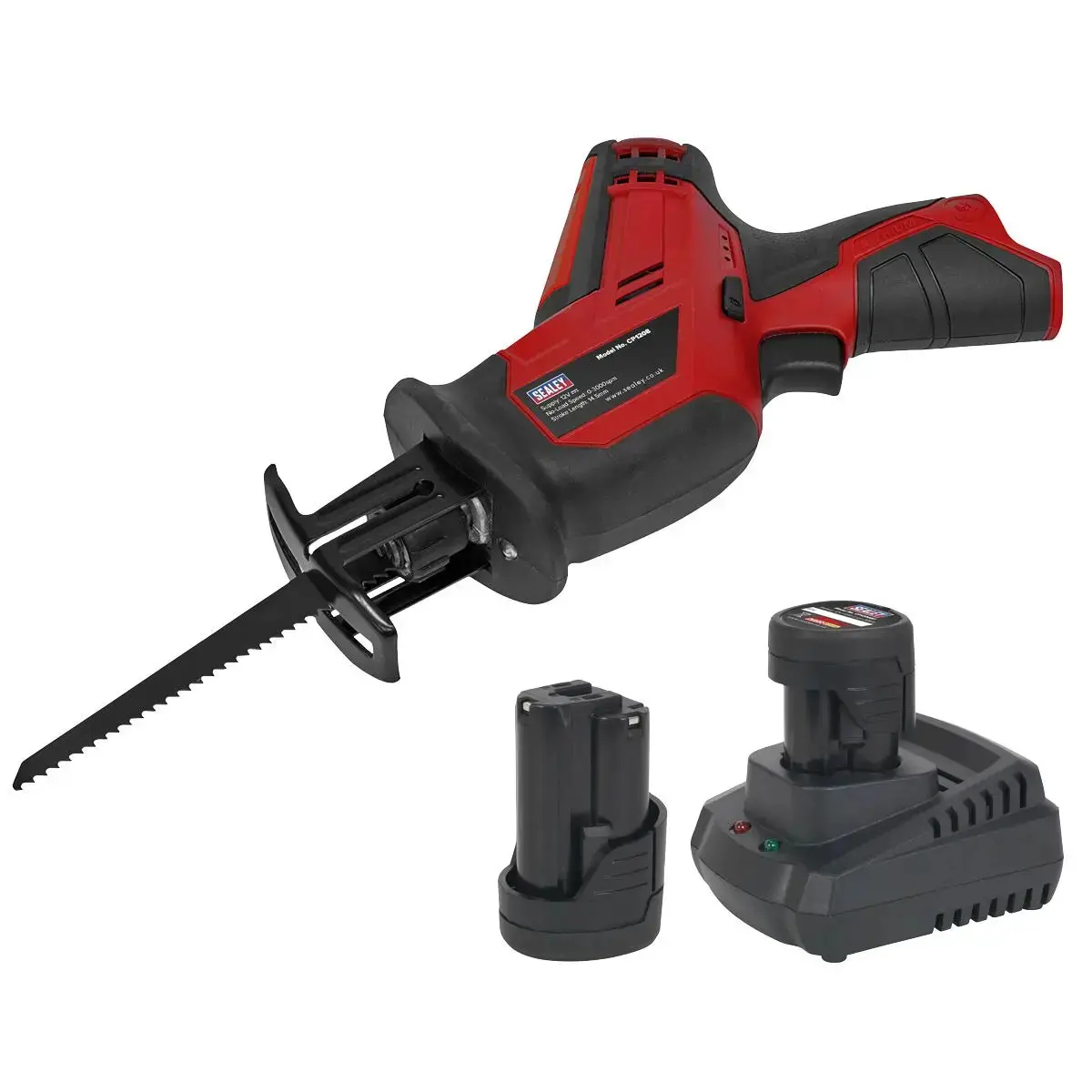 Sealey Cordless Reciprocating Saw 12V Sv12 Series - 2 Batteries 1