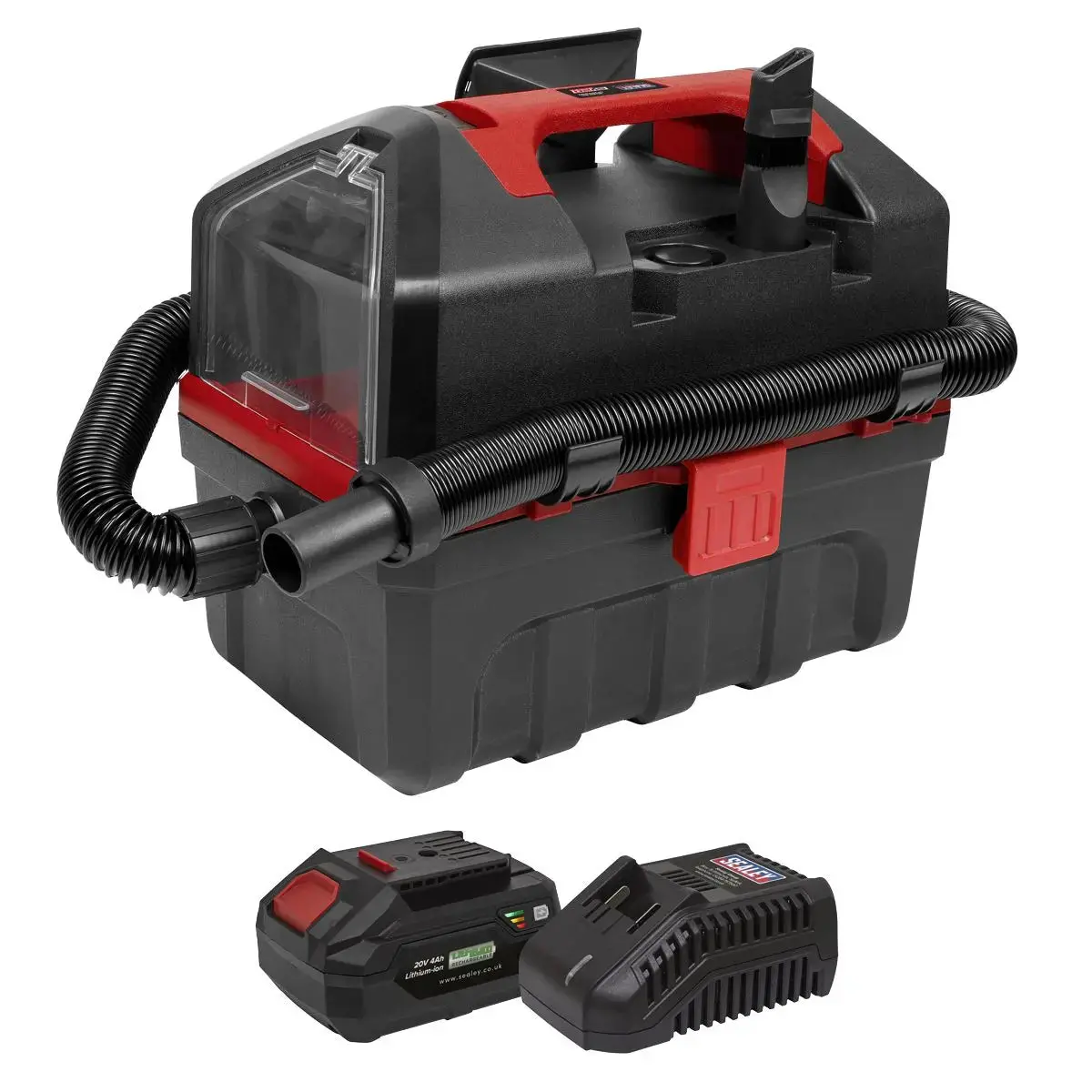 Sealey Cordless Wet And Dry Vacuum Kit 20V 4Ah Sv20 Series 1