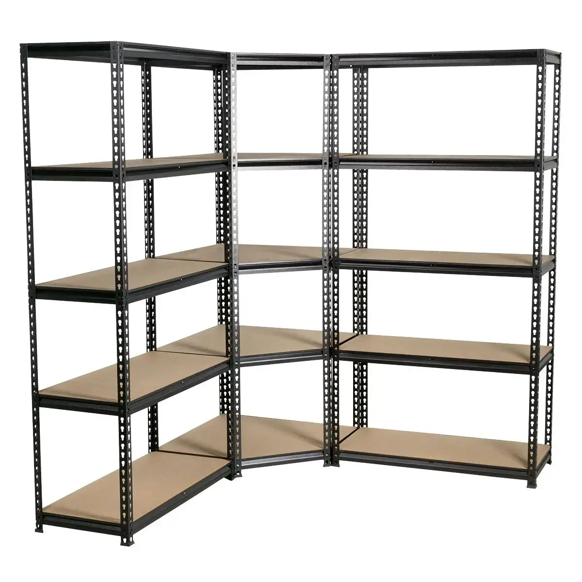 Sealey Corner Racking Unit With 5 Shelves - Set Of 3 1