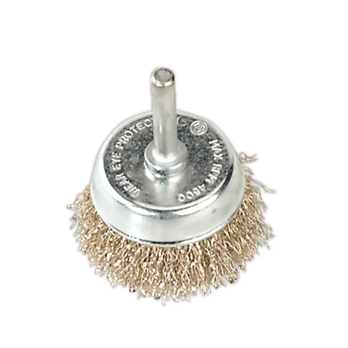 Sealey Crimped Wire Cup Brush Ø50mm With Ø6mm Shaft 1