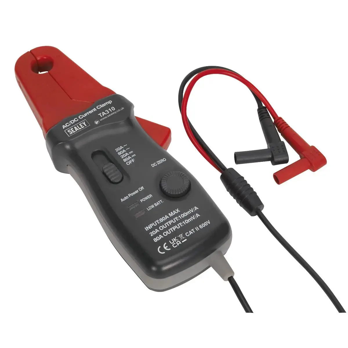 Sealey Current Clamp 20A/80A Ac/Dc - 12Mm 1
