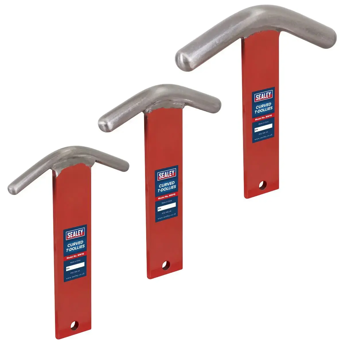Sealey Curved T-Dollies For Sheet Metal Forming 1