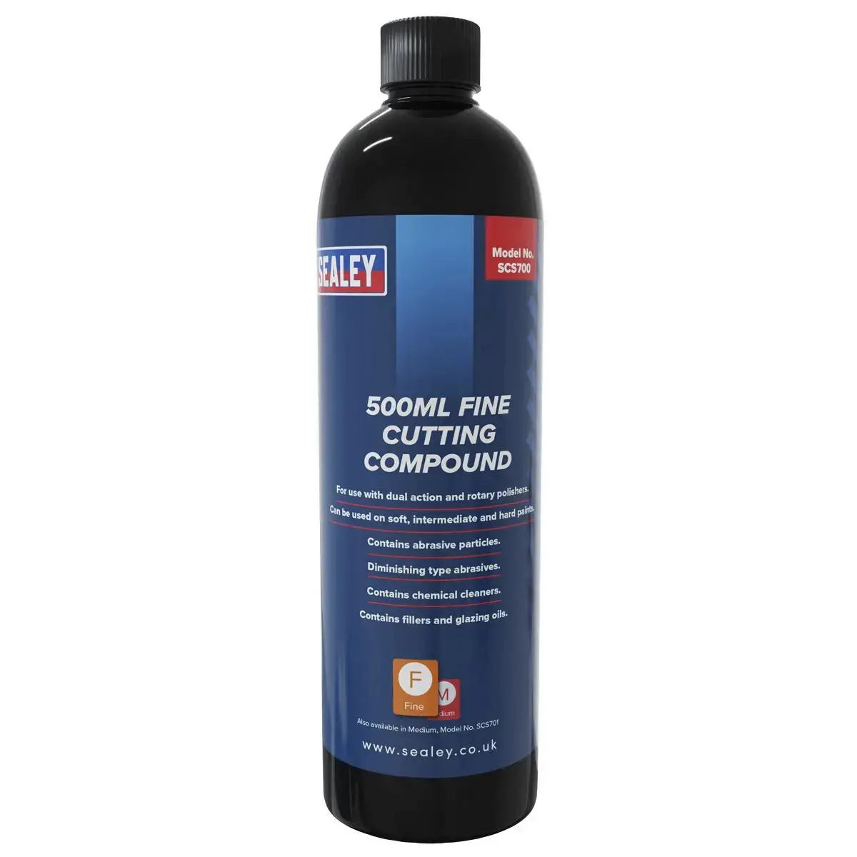 Sealey Cutting Compound Fine 500Ml Polishing 1