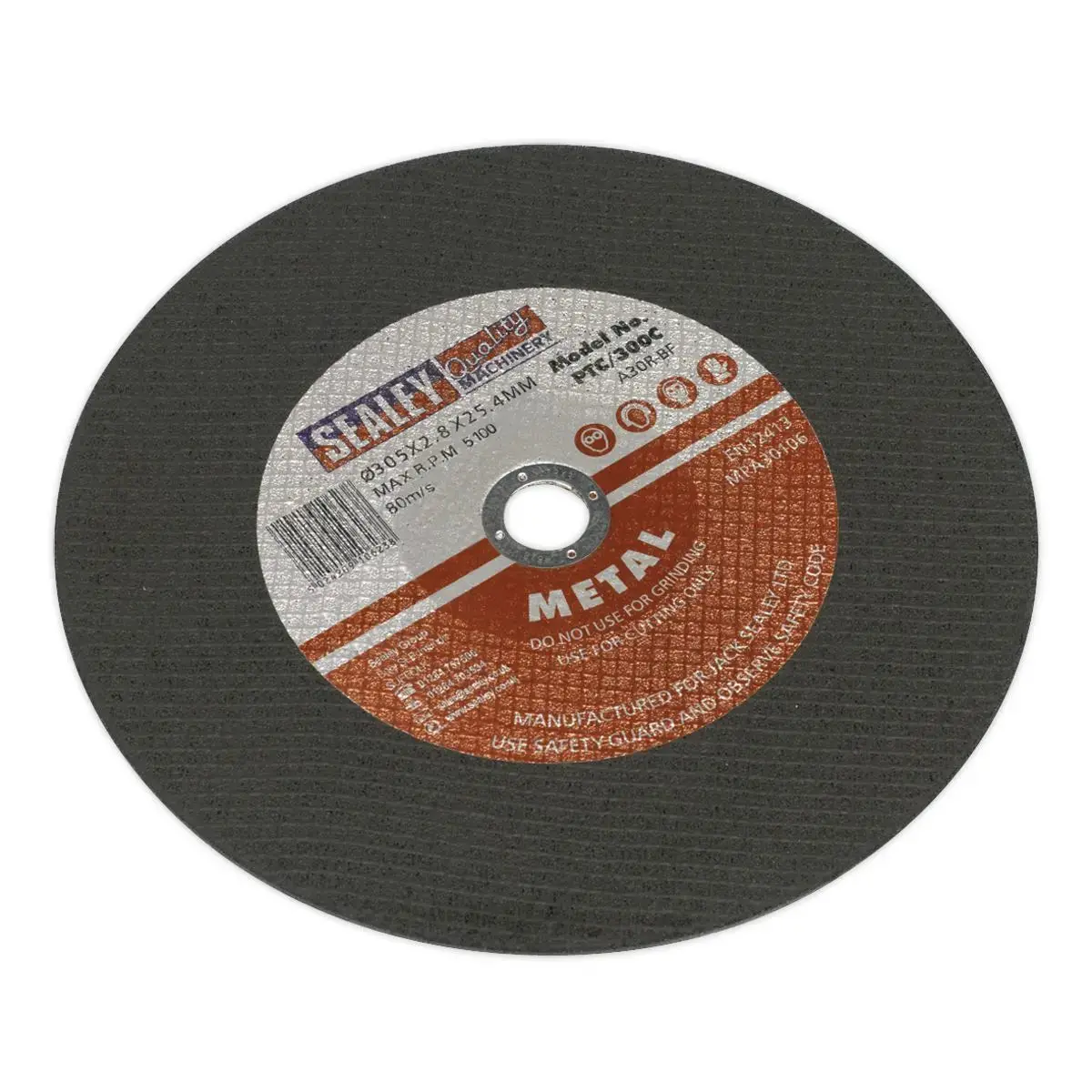 Sealey Cutting Disc Ø305 X 2.8Mm 25.4Mm Bore 1