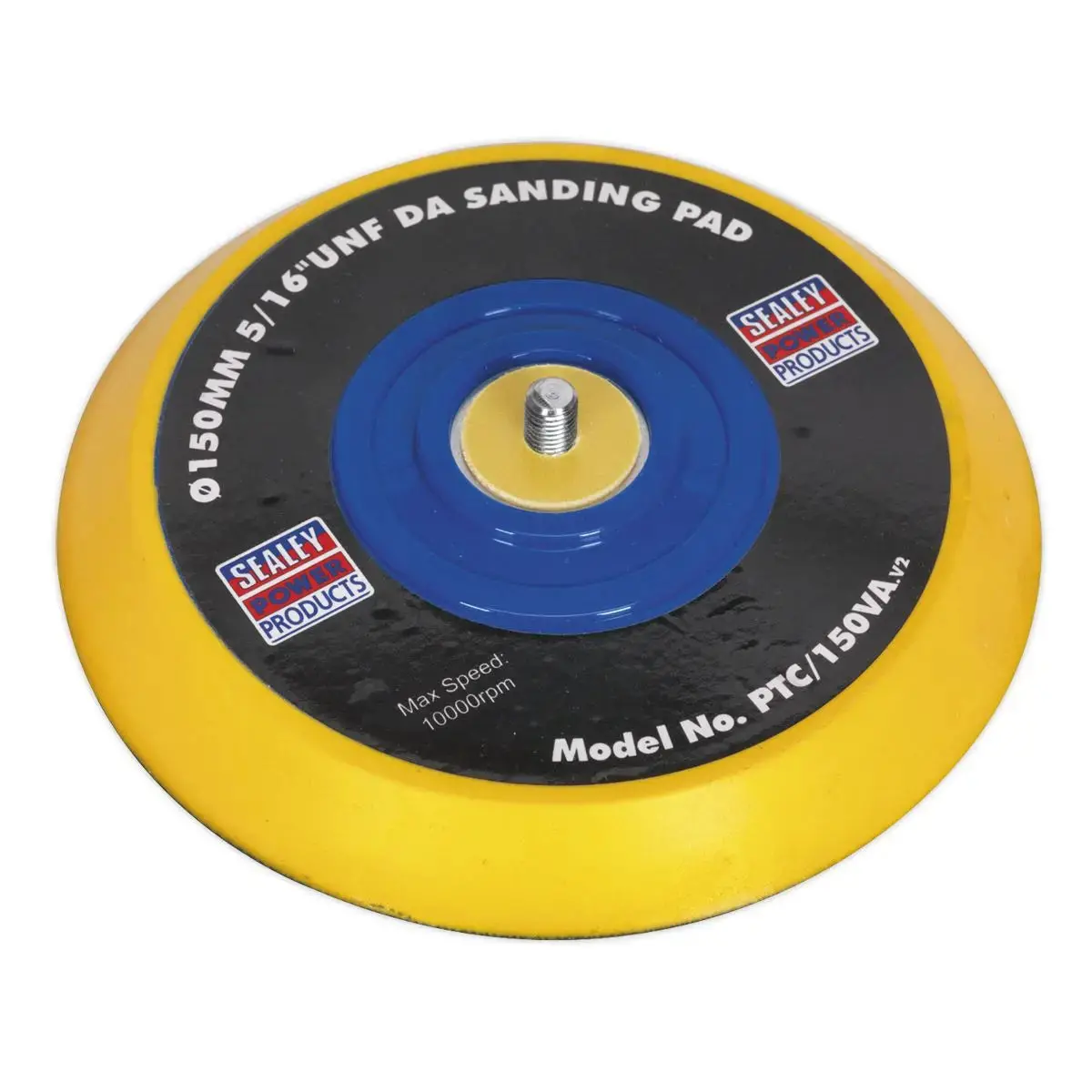 Sealey Da Backing Pad For Hook-And-Loop Discs Ø145mm 5/16"Unf 1