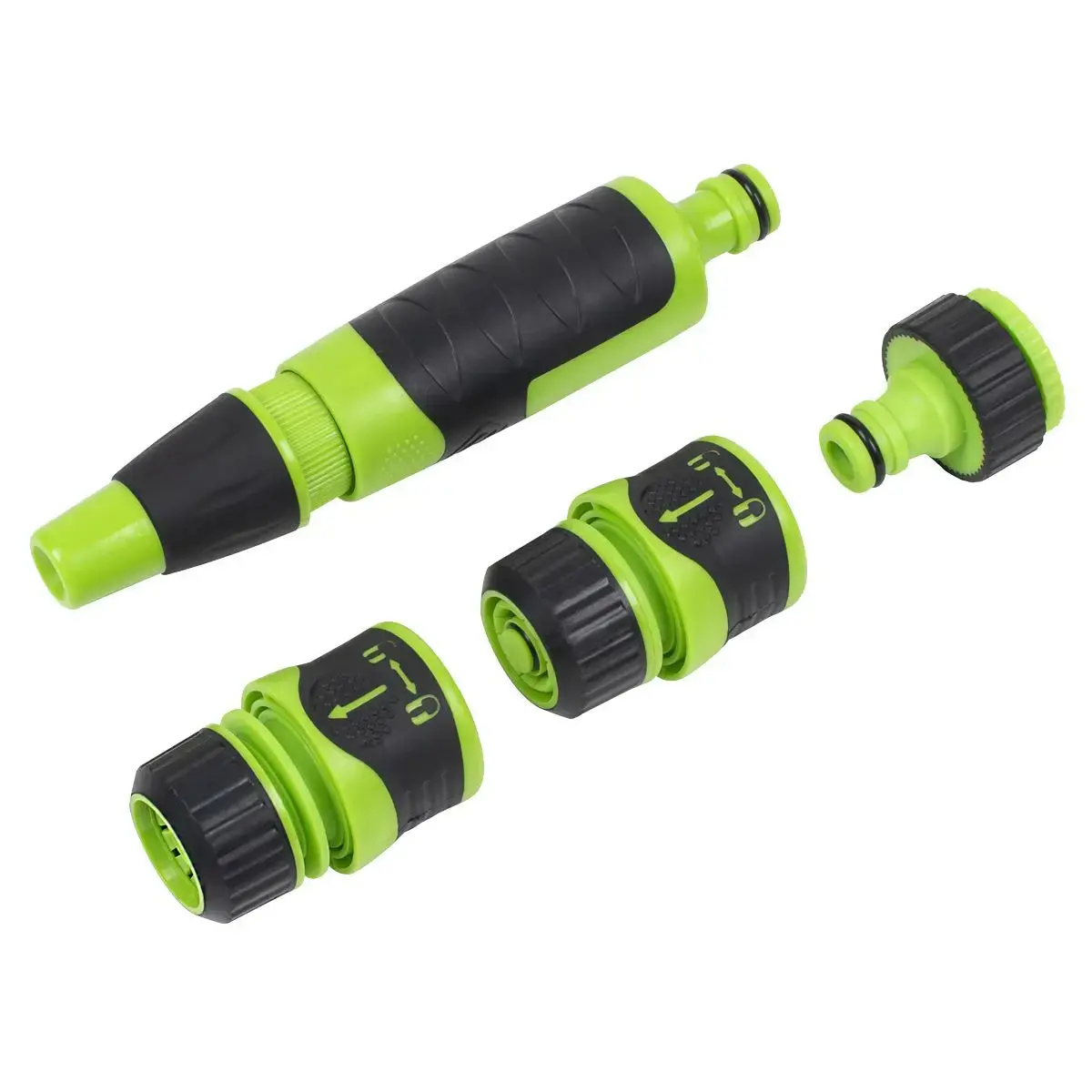 Sealey Deluxe Hose Nozzle & Connector Set 4Pc 1