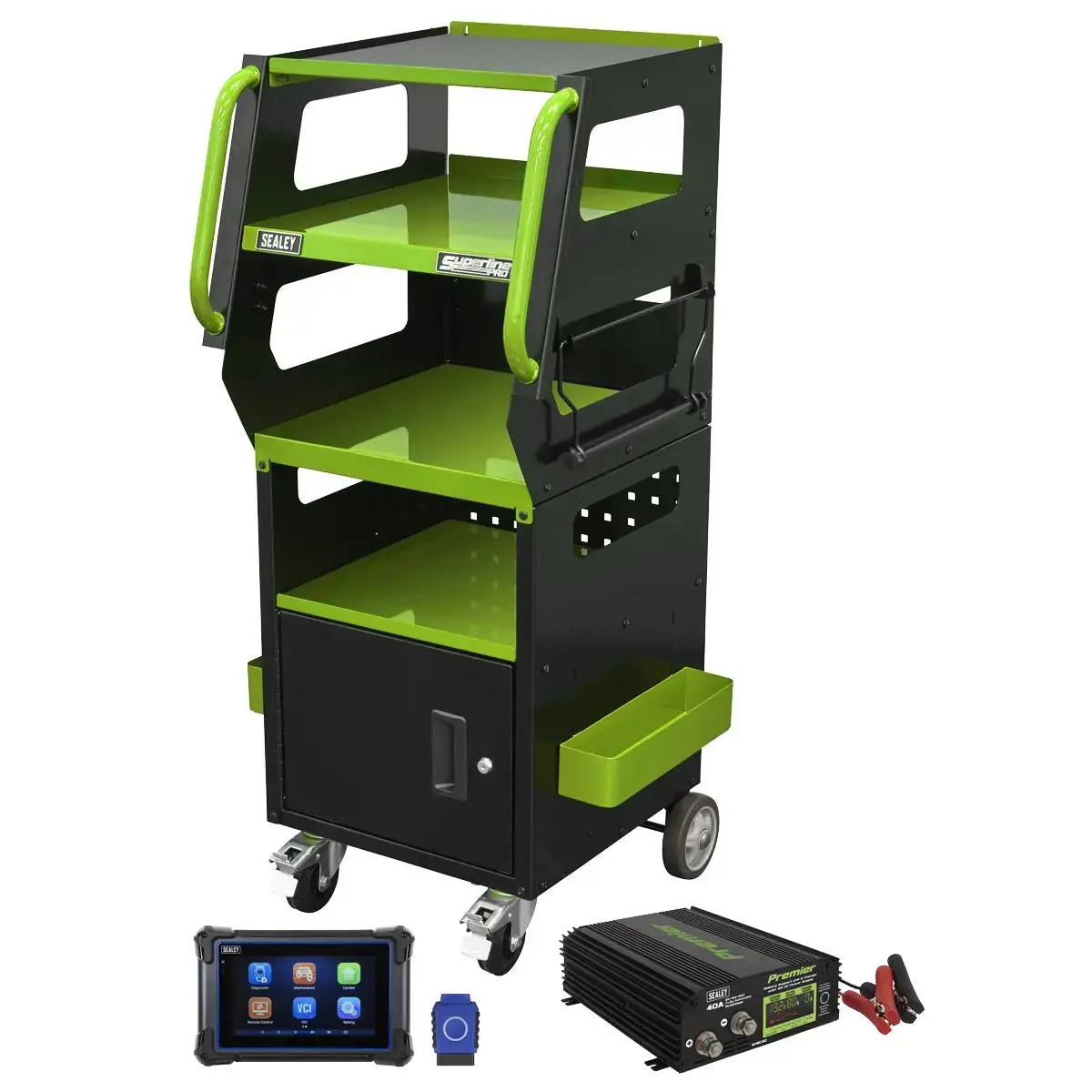 Sealey Diagnostic Support Station - Green 1