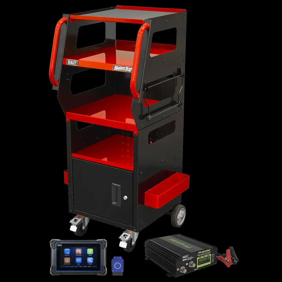 Sealey Diagnostic Support Station - Red 1