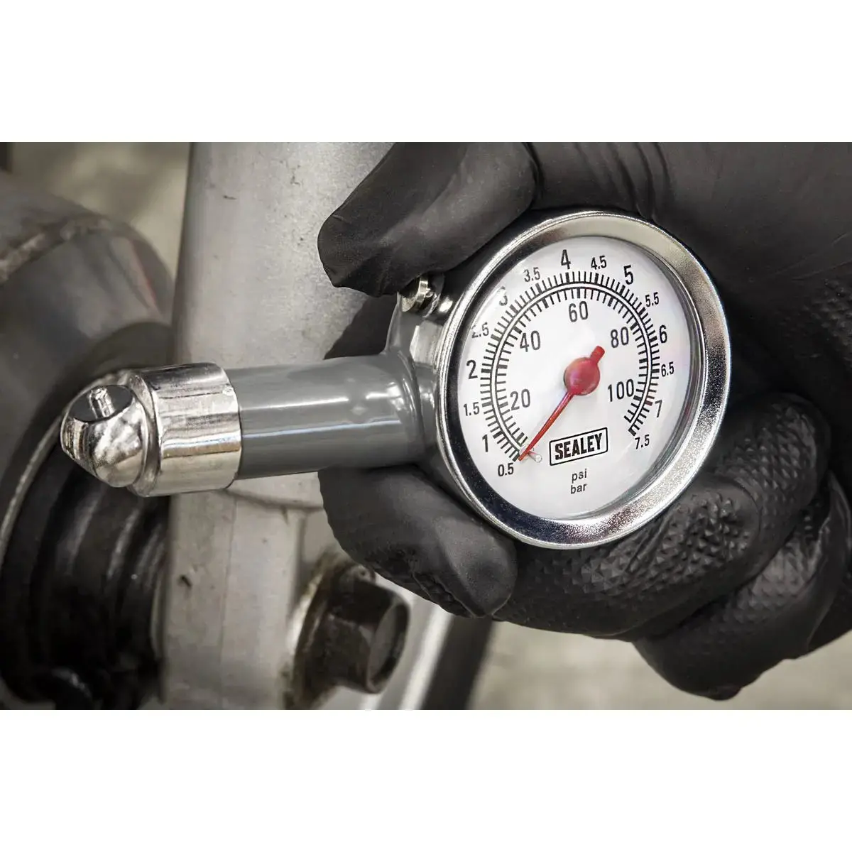 Sealey Dial Type Pressure Gauge 0-100Psi 2