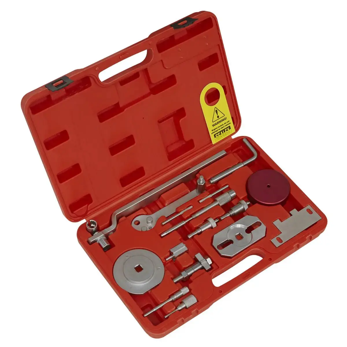 Sealey Diesel Engine Timing Tool Kit For Fiat, Ford, Iveco, Psa - 2.2D, 2.3D, 3.0D - Belt/Chain Drive 1