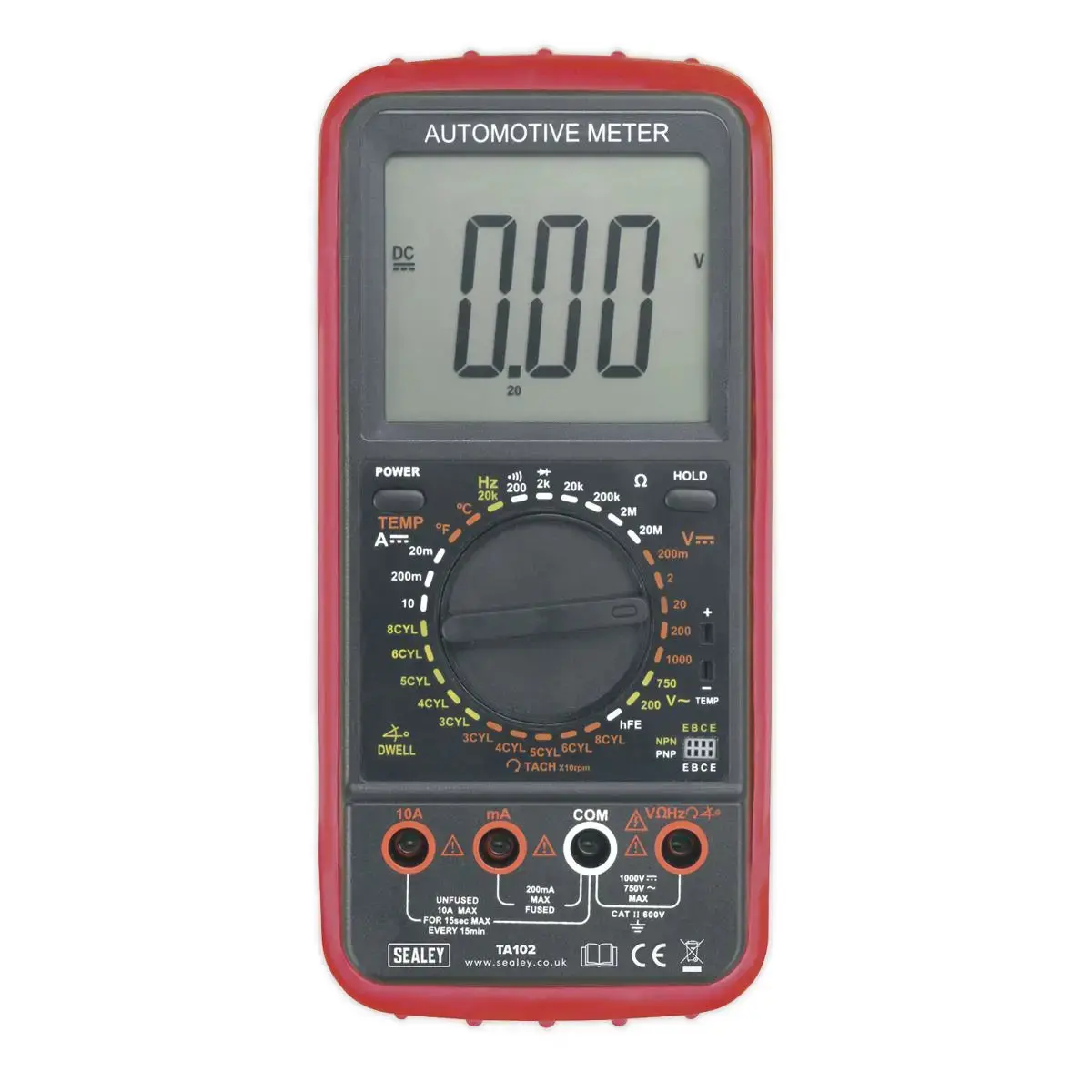 Sealey Digital Automotive Analyser 11-Function 1