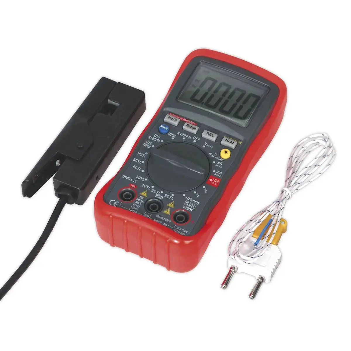Sealey Digital Automotive Analyser 13-Function With Inductive Coupler 1