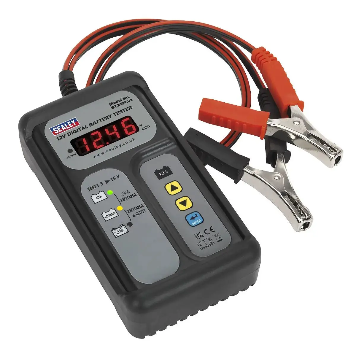 Sealey Digital Battery Tester 12V 1